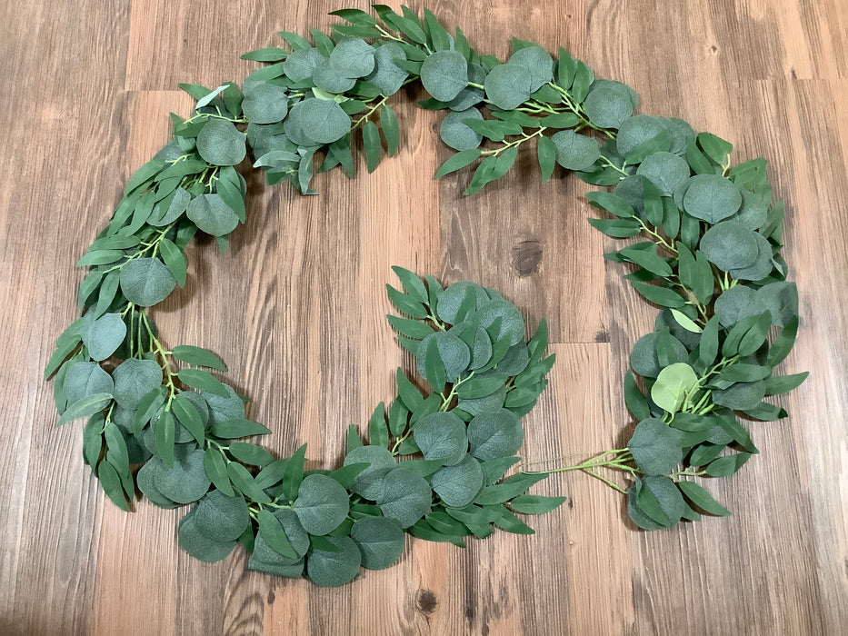 Olive and Eucalyptus leaves garland