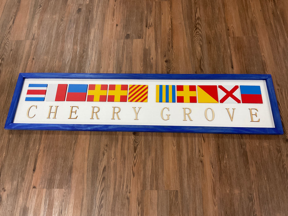 Nautical signal flags-Cherry Grove