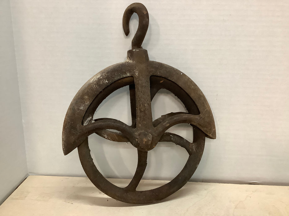 Small cast iron pulley