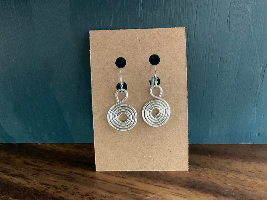 Aluminum earrings