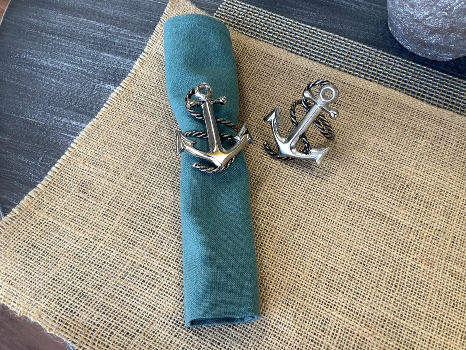 Anchor & Rope Napkin Ring