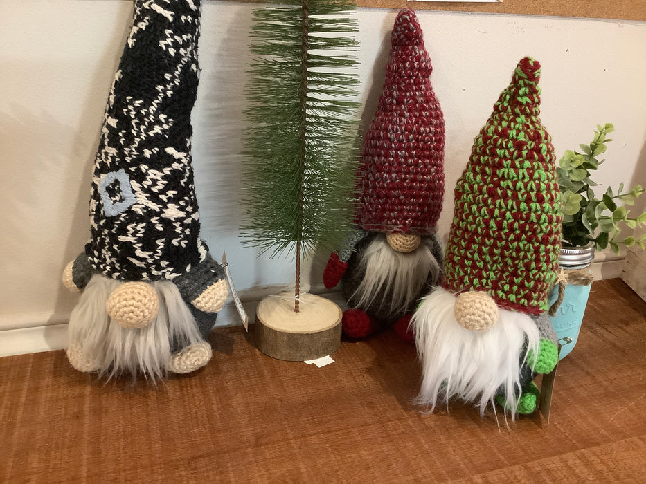 Crocheted gnomes