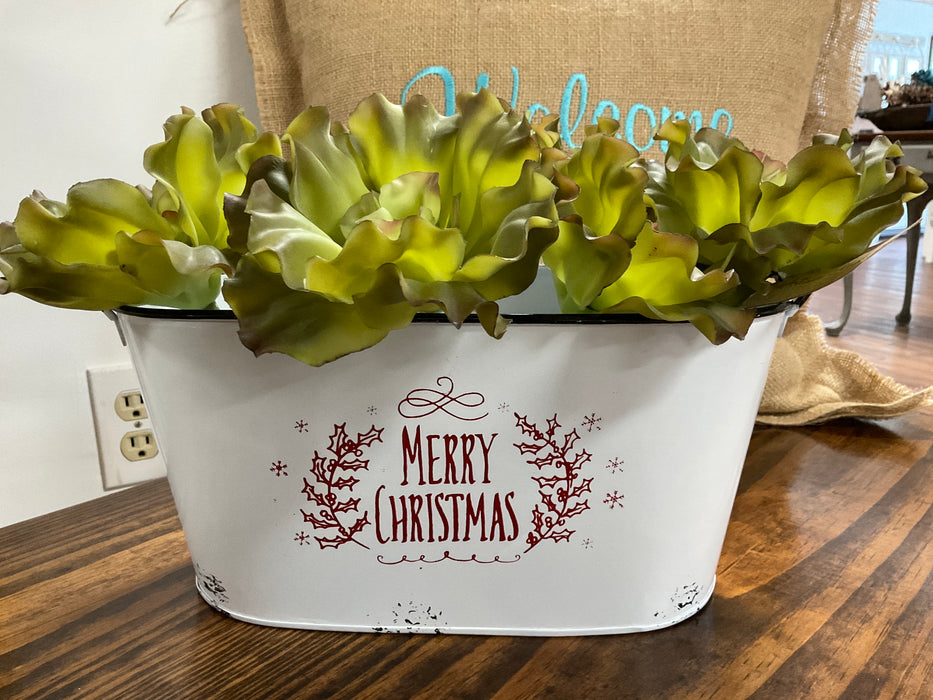 Christmas planter