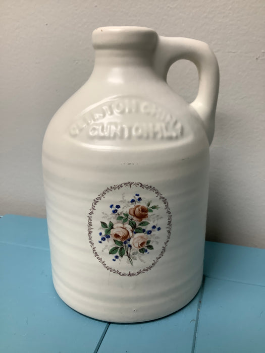Floral print Stoneware jug