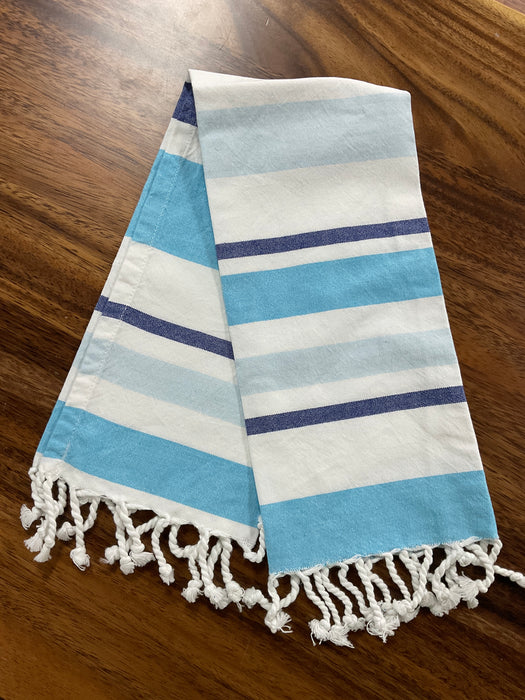 Colby woven stripe dish towel