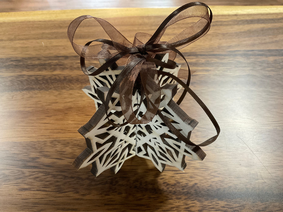 3D Snowflake ornament