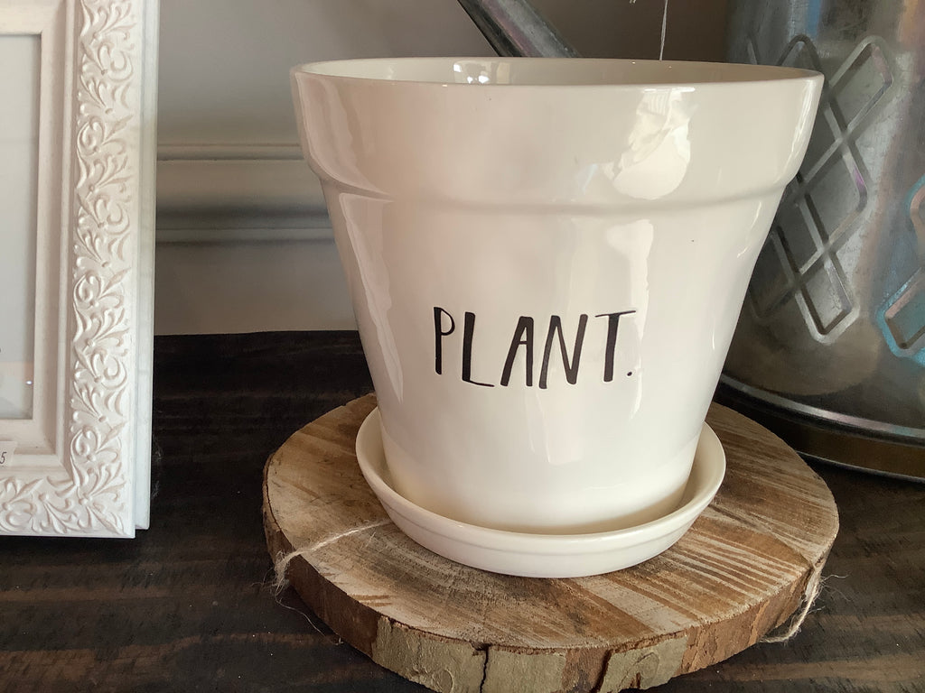 rae dunn plant pots Rae Dunn planters — White Pine Artisan Market