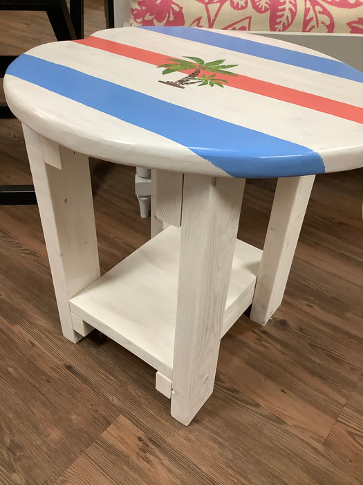 Palm tree end table