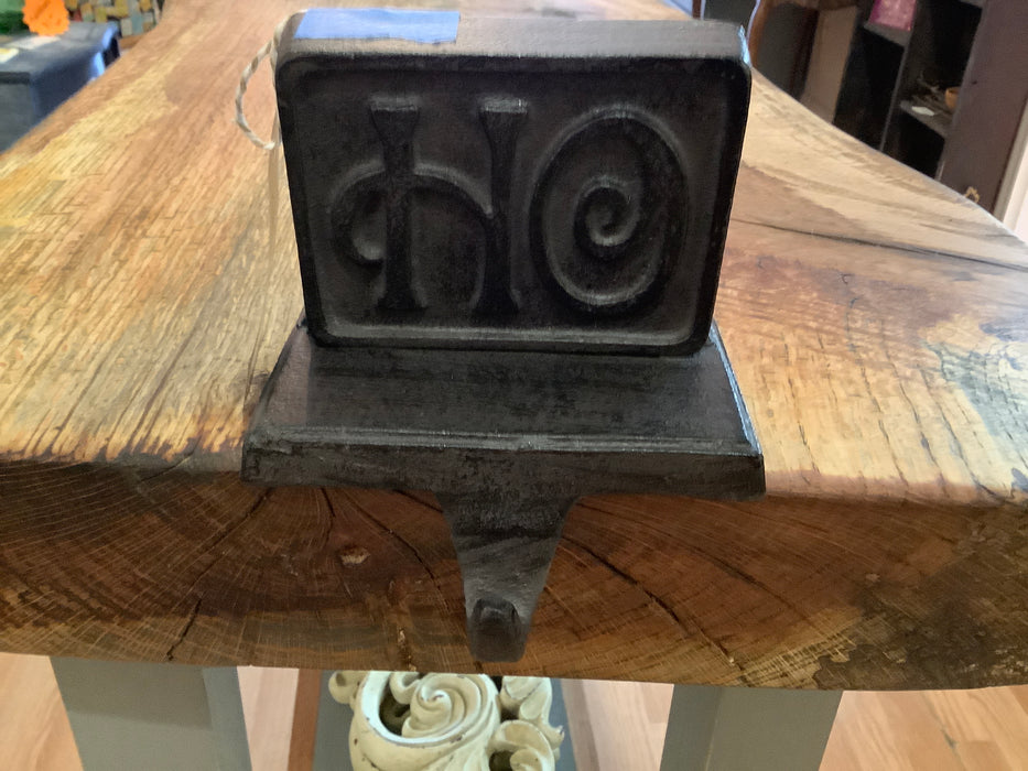 Cast iron stocking holder