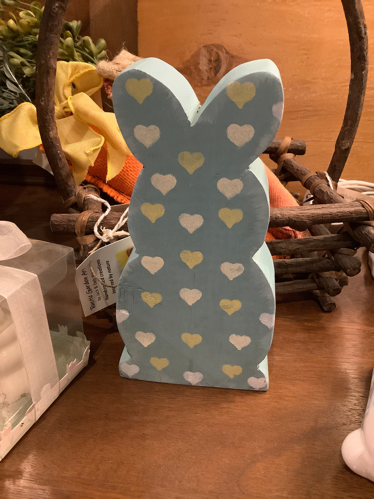 Wood bunnies — White Pine Artisan Market
