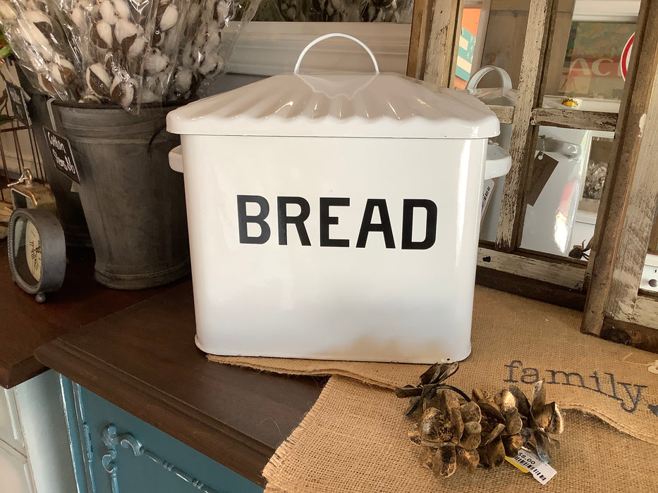 Enamel Bread box