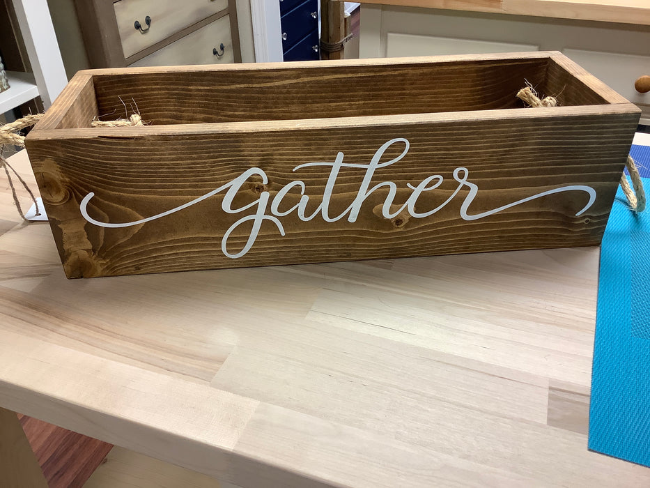 Wood box - gather