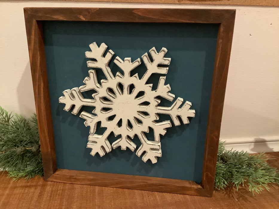 Framed snowflake
