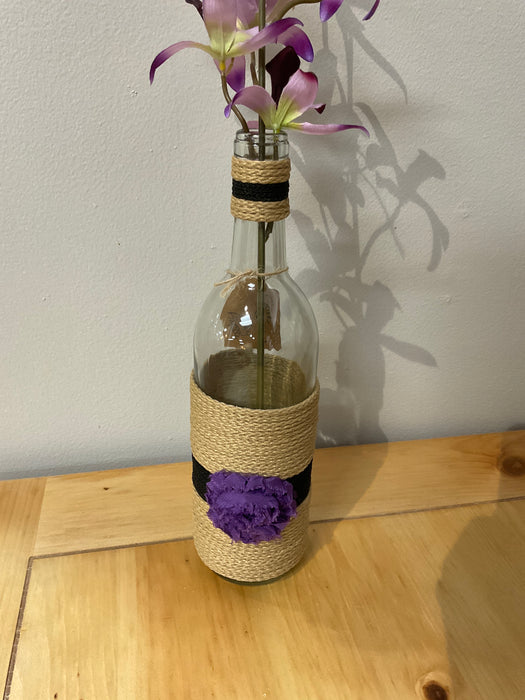 Decorative Wine Bottle Art