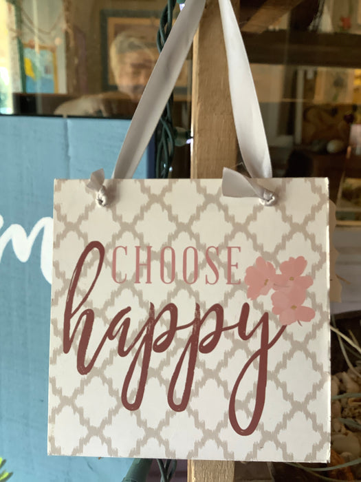 Choose happy sign