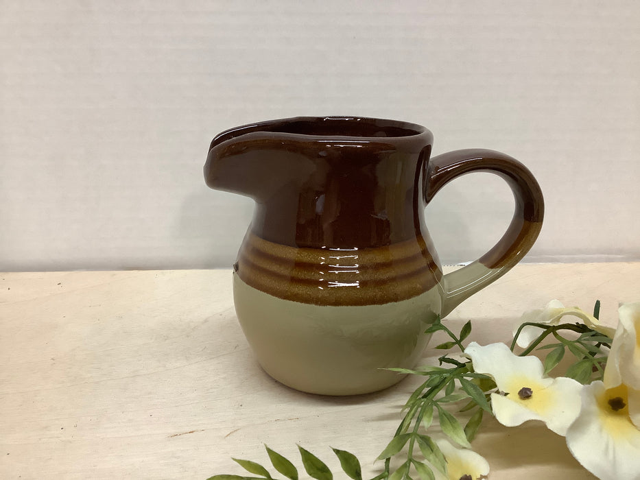 Vintage Brown ware cream jug