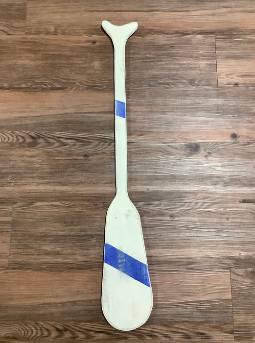 Flat wood paddle