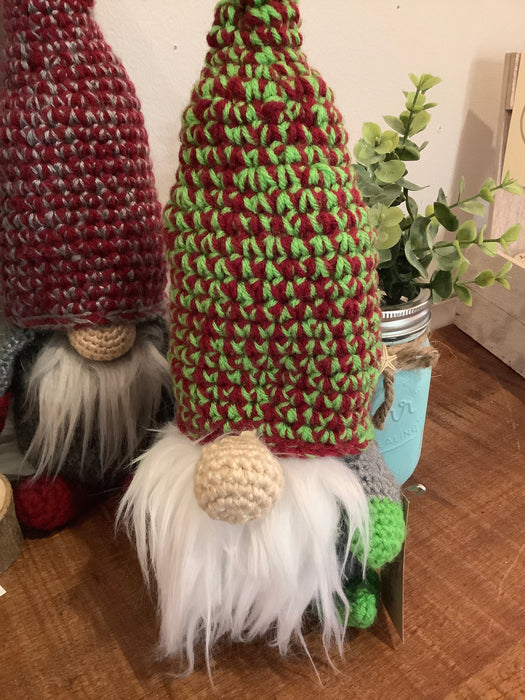 Crocheted gnomes