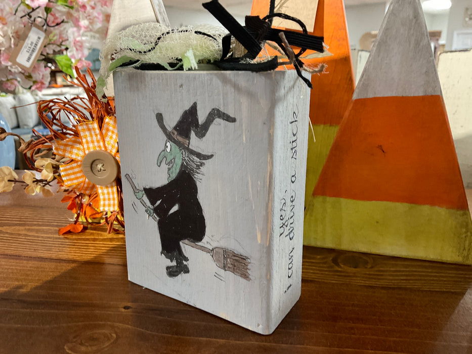 Halloween wood blocks