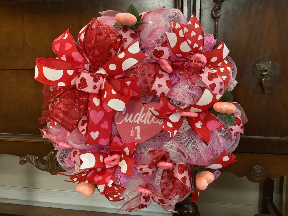 Valentine's day Cuddle wreath