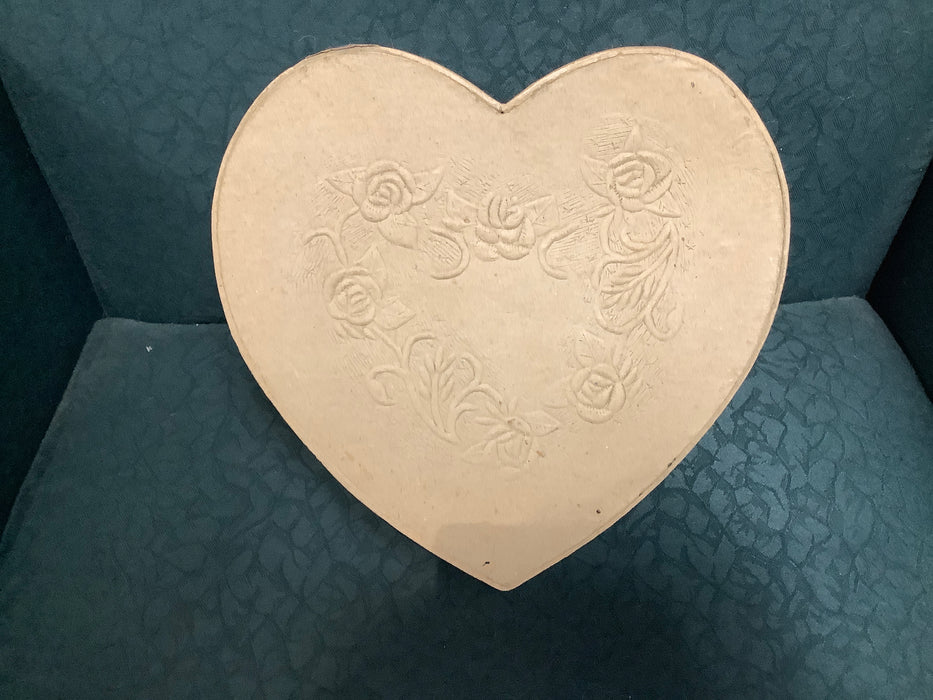 Paper mache heart box