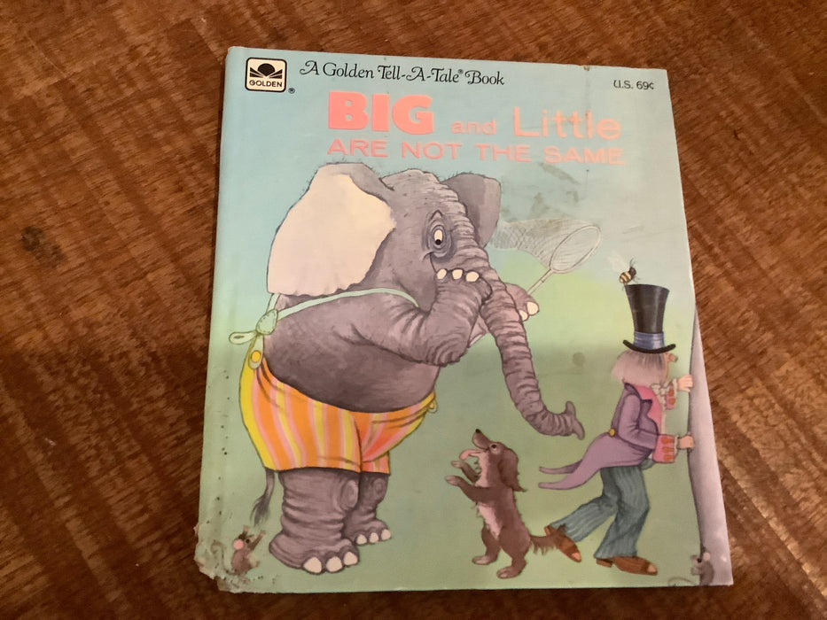 Vintage book Big and little 1972