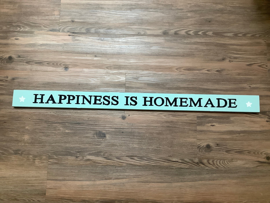 Happiness is homemade sign 3'