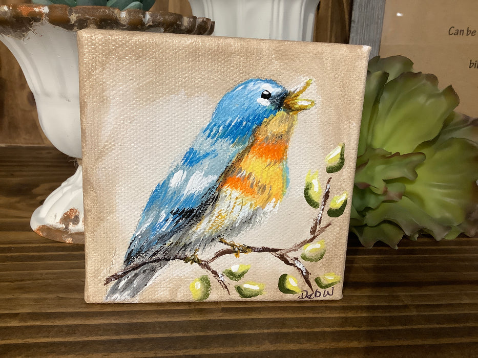 Bird on Chunky canvas