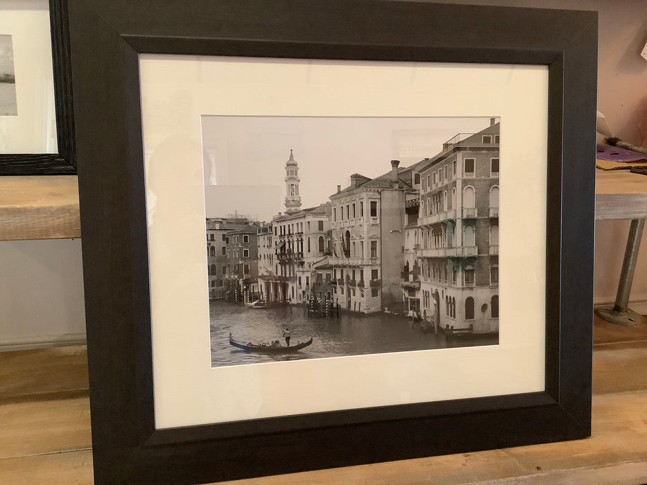 Venice black and white framed