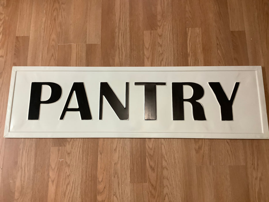Pantry sign
