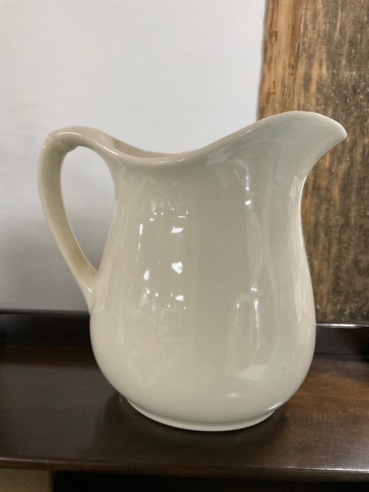 Vintage white ironstone pitcher