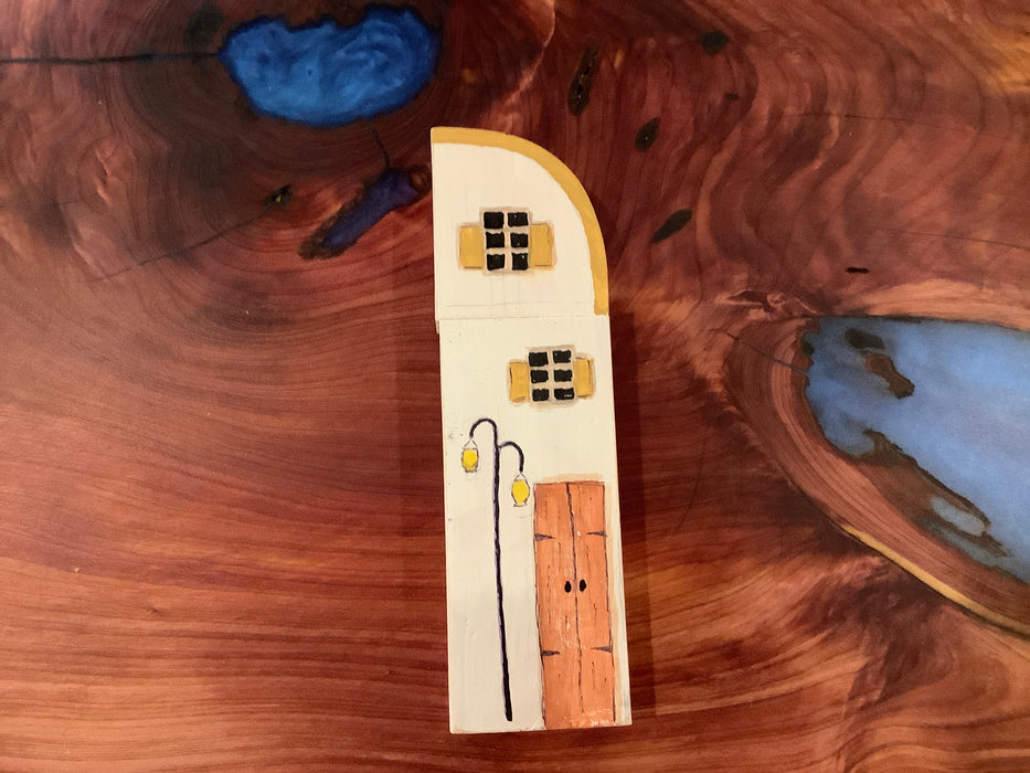 Small wood painted house