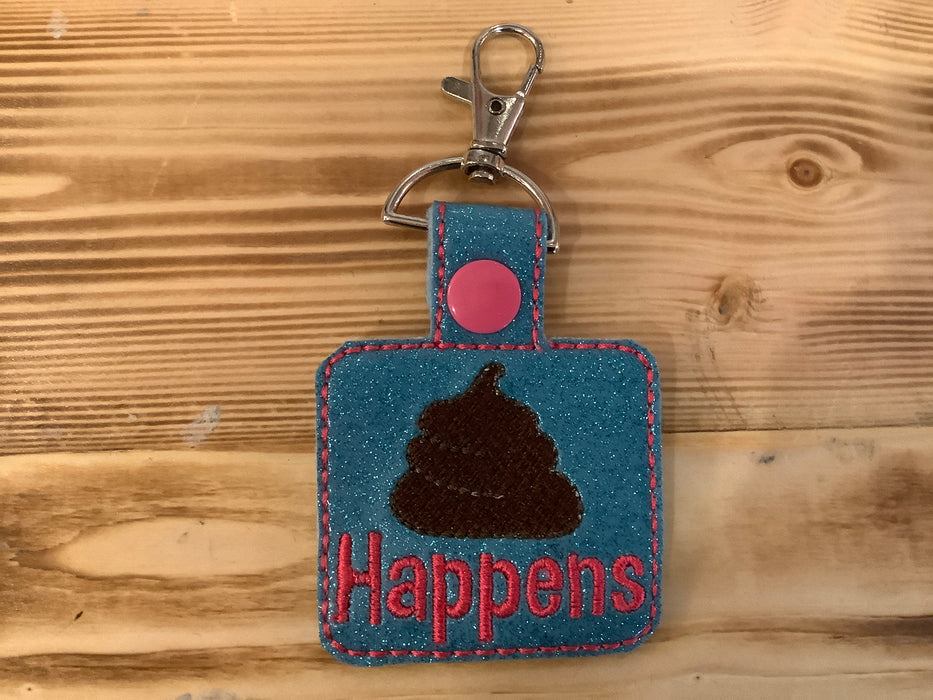 Embroidered keychain