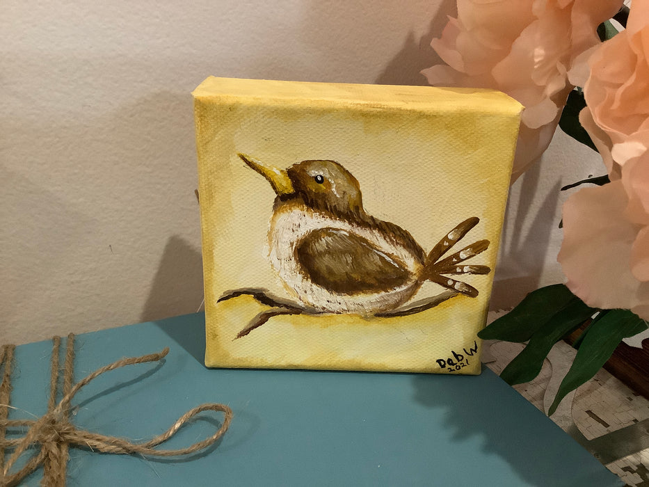 Bird on Chunky canvas