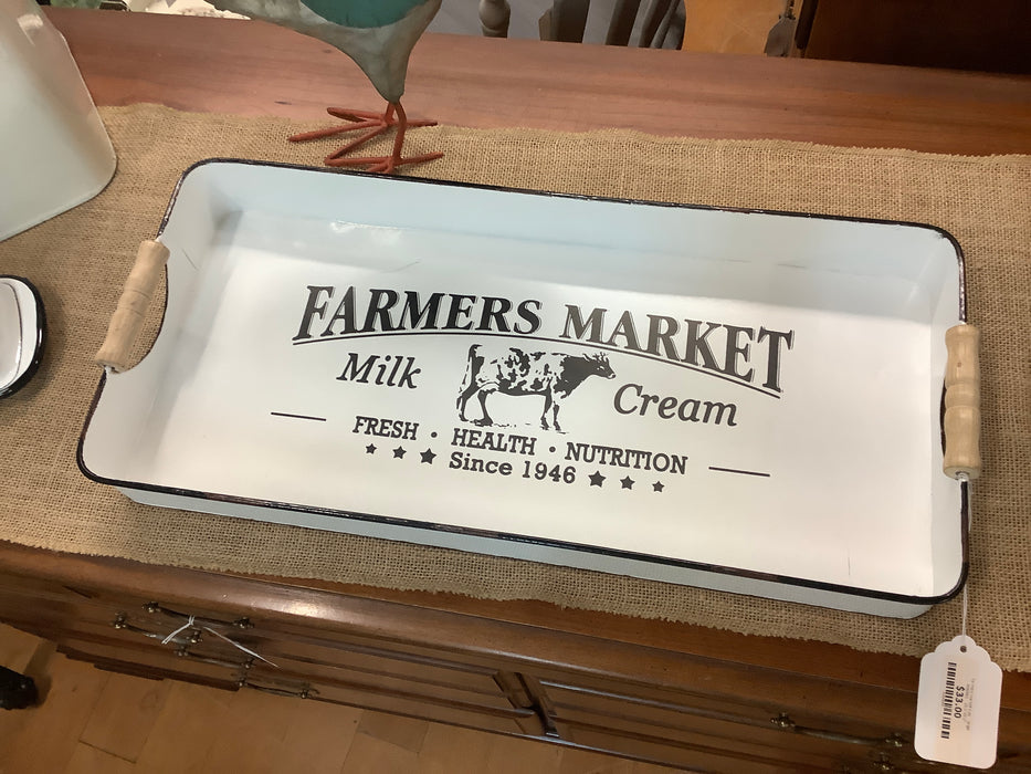 Farmers market tray