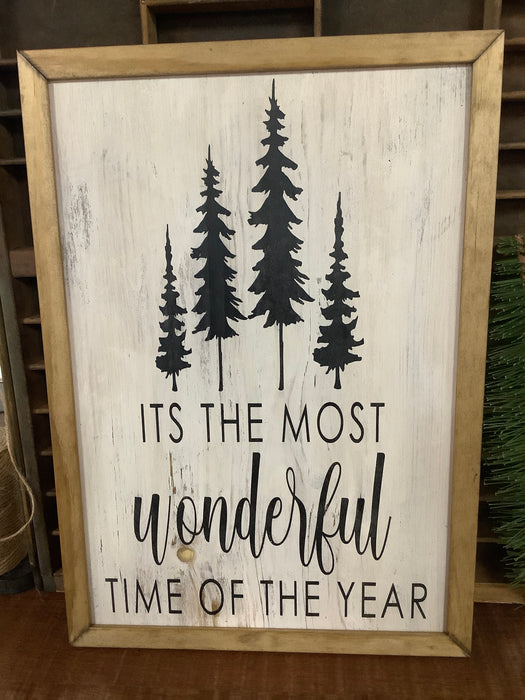 Framed wood sign-It’s the most