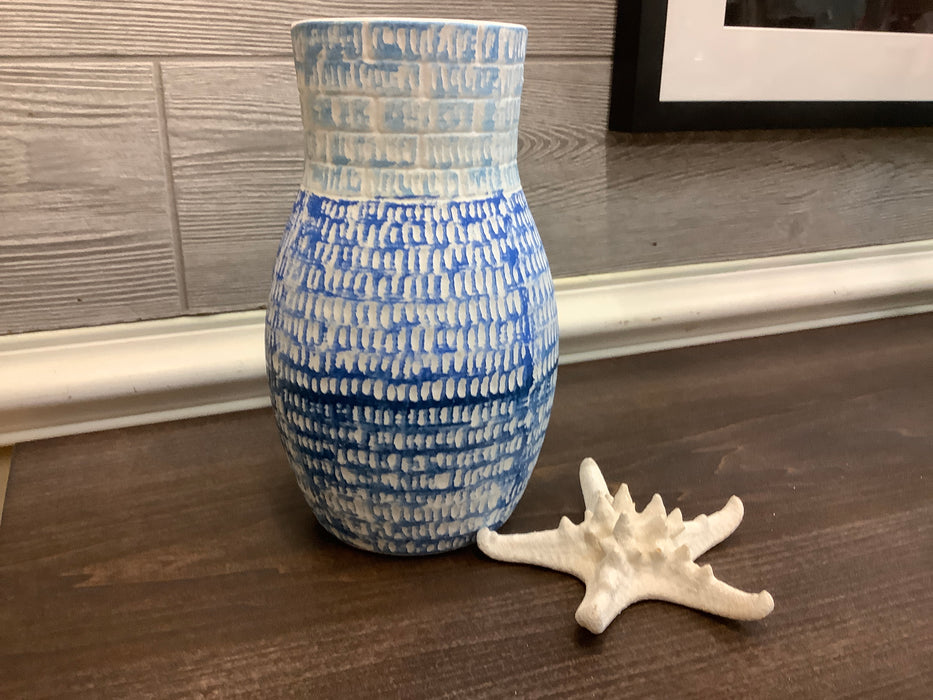 Blue lagoon vase