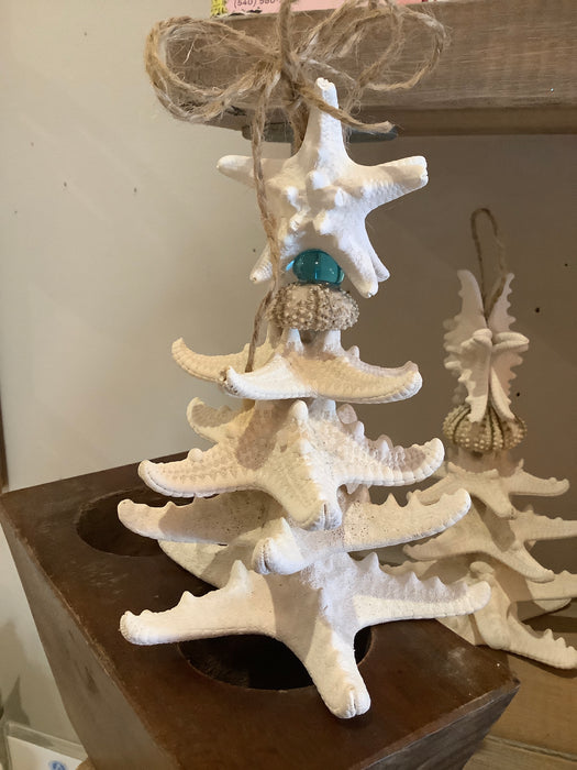 Starfish tree Christmas ornament