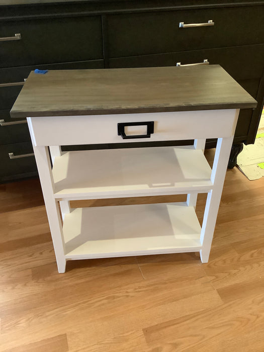 End Table - two shelf one drawer