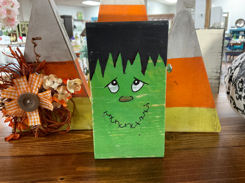 Halloween wood blocks