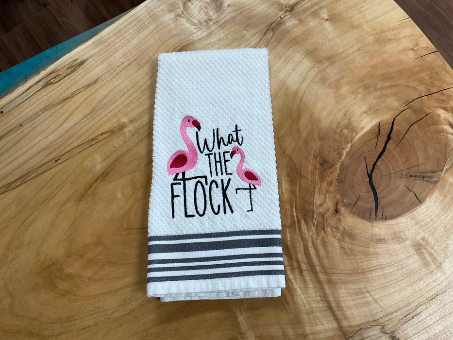 Dish Towel - What the Flock