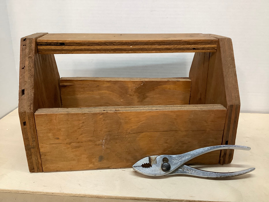 Small wood tool box