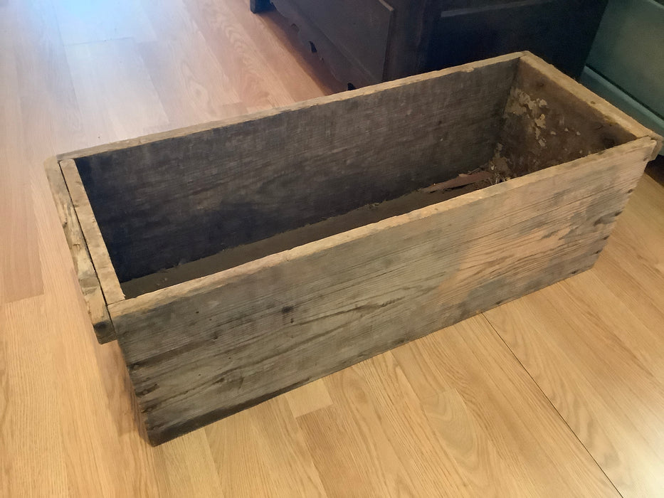 Large vintage rustic crate