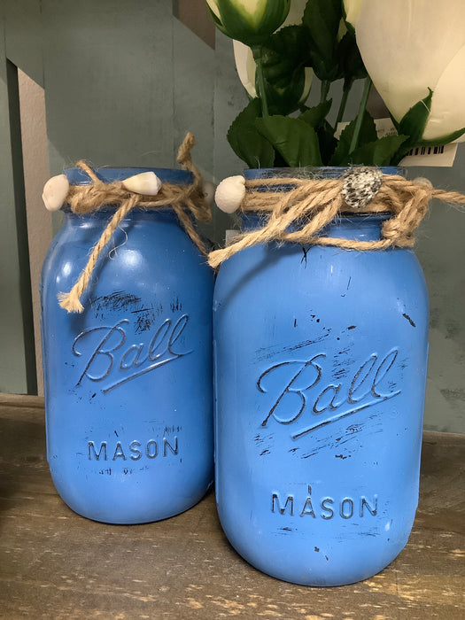 Painted mason jars